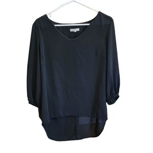 NEW YORK & COMPANY Polyester Black blouse